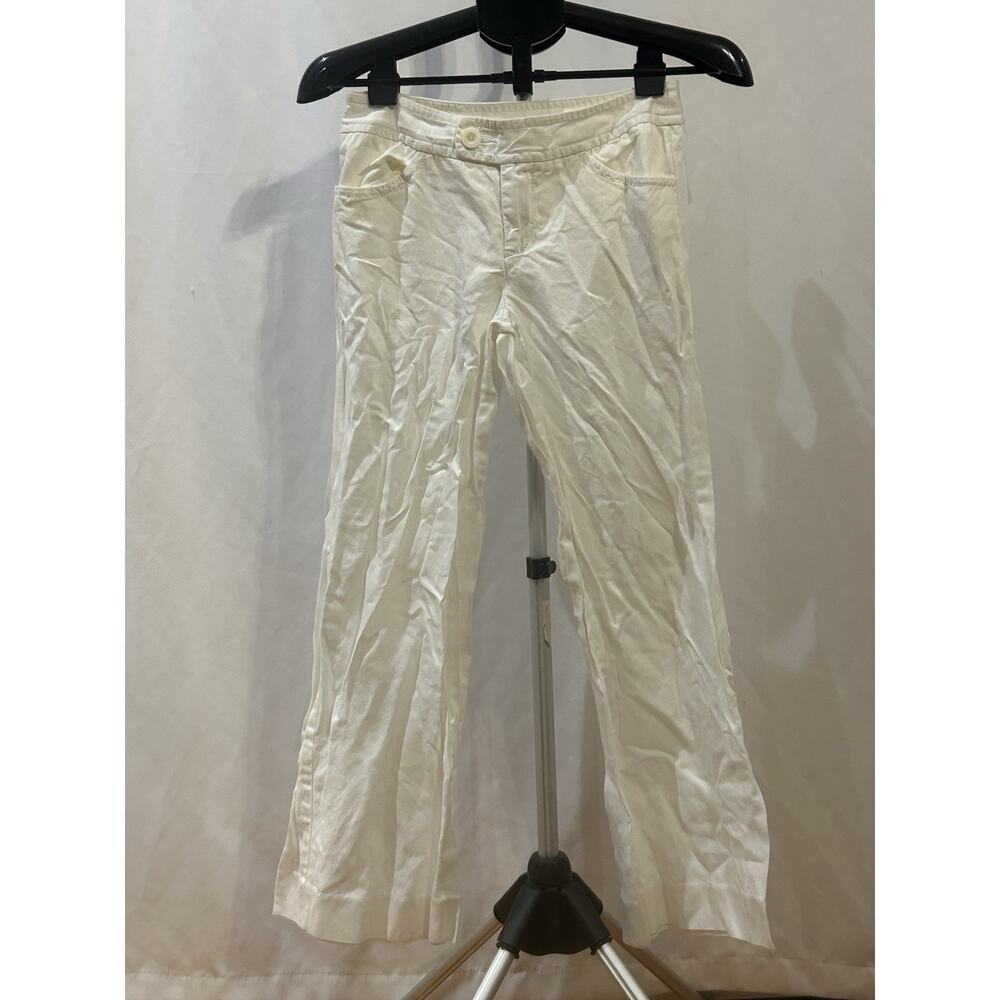Martin + Osa Cotton and Linen White Pants Women's size 0
